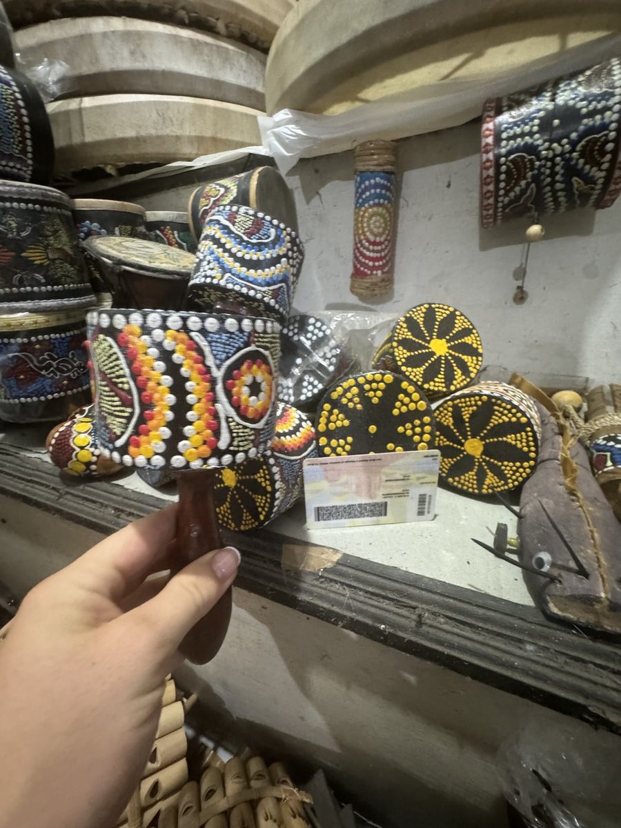 Click to view full-size Maraca Hand Paint Barrel